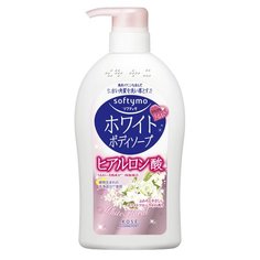 Жидкое мыло для тела с гиалуроновой кислотой, с мягким цветочным ароматом Kose "SOFTYMO"