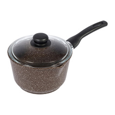 Ковш InHome Браун Гранит 2,0 л. со стеклянной крышкой Арт. IN09 2,0/BR0 No Brand