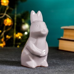 Копилка "Кроша" 13см, серая Кунгурская керамика