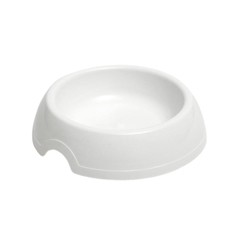 Миска для кошек и собак Пижон, 14,5 х 3 см, 0,2 л, белая