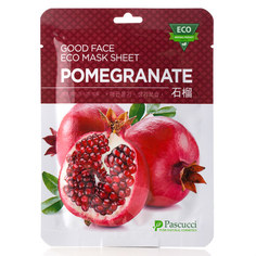 Маска с экстрактом граната Amicell Pascucci Good Face Eco Mask Sheet Pomegranate 23мл