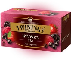 Чай Twinings черный Лесные ягоды, короб (25 пак.) 50 гр Упаковка 12 шт No Brand