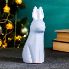 Копилка "Ушастик" 16см, голубая Кунгурская керамика