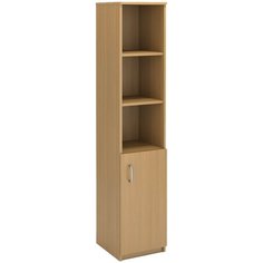 Шкаф-колонка для документов полузакрытый МФ Виско Стиль/Бук, 410*430*2030 No Brand
