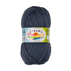 Пряжа Alpina ALPACA TRENZA №03 серая 90% альпака, 10% полиамид 4 х 50 гр, 150 м +/- 8 м