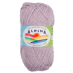 Пряжа Alpina SHEBBY №05 сиреневый-розовый 100% хлопок 10 х 50 гр, 150 м +/- 7 м