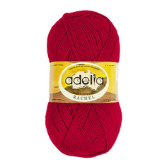Пряжа ADELIA RACHEL №08 бордовая 90% шерсть, 10% полиэстер, 5 х 100 гр, 400 м +/- 15 м