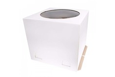 Короб картонный Pasticciere 300х300х300 мм белый 10 шт, кор No Brand