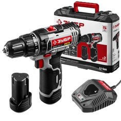 Акк. безударная дрель-шуруповерт Зубр ДШЛ-121 КН