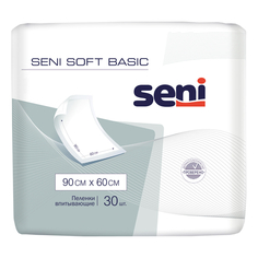 Пеленки SENI Soft Basic  90x60 см, 30 шт.