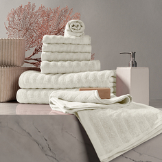 ESTIA ТОРЛЕЙ экрю К-т полотенец 30х50-4/50х80-2/70х130-2, 100% хлопок, 500 г/м2