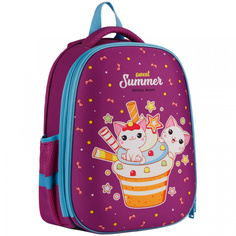 Ранец ArtSpace School Friend Sweet Cats 39x30x18см, 2 отделения, 2 кармана,