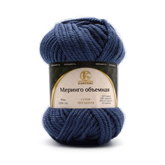 Пряжа Камтекс Меринго объёмная, 150 г, 90 м меринос 022 джинса, 4 мотка