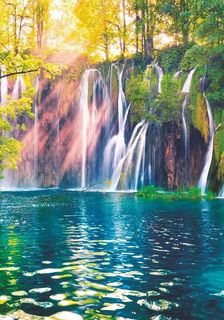 Фотообои СИМФОНИЯ BELLISSIMO Горный водопад 1,4х2,0 м В-045