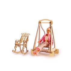 Конструктор Теремок Качалки для кукол типа Barbie