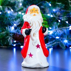 Фигура "Дед Мороз с елкой на плече" 10х10х22см Хорошие сувениры