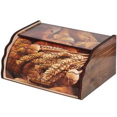 Хлебница дерево, 38.5х28.5х17.5 см, большая, ХЛ-1 No Brand