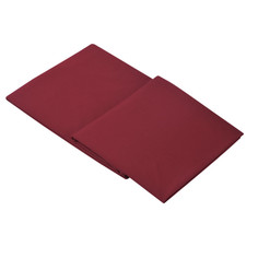 Простыня на резинке PERCALE 100 % хлопок, перкаль red wine (бордовый) 180x200+30 CASUAL AV Lappartement