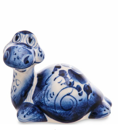 Фигурка Черепаха (Гжельский фарфор) ГЛ-690 113-709068 Арт ист