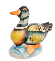 Фигурка "Утка" цв. (Гжельский фарфор) ГЛ-837 113-7010962 Народные промыслы