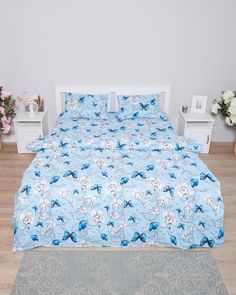 Постельное белье с простыней на резинке, бязь "Всё себе" "Белонна"; 2.0 простыня 140х200 н