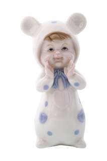 Фигурка декоративная Мышка, фарфор 12см KSA-110244 No Brand