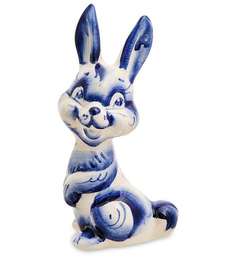 Фигурка Ушастый заяц (Гжельский фарфор) ГЛ- 49 113-7010710 Народные промыслы