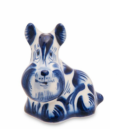 Фигурка Шпиц (Гжельский фарфор) ГЛ-756 113-709171 Арт ист