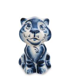 Фигурка Тигренок Джек (Гжельский фарфор) ГЛ- 35 113-709135 Арт ист