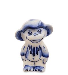 Фигурка Мартышка (Гжельский фарфор) ГЛ-858 113-703087 Народные промыслы