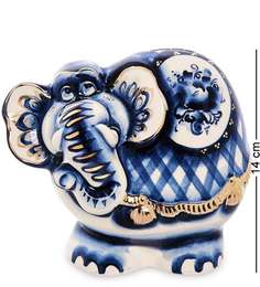 Фигурка Слон Золото (Гжельский фарфор) ГЛ-675 113-708433 Art East