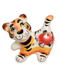 Фигурка Тигренок Гоша цв. (Гжельский фарфор) ГЛ-770 113-709248 Арт ист