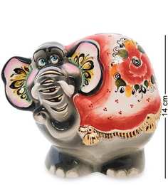 Фигурка Слон цв. Золото (Гжельский фарфор) ГЛ-666/1 113-708376 Art East