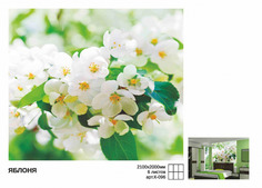 Фотообои Симфония Яблоня 2,1х2,0 м К-096