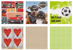 Салфетки бумажные для декупажа Love2art Следуй за своей мечтой, ассорти, 3х слойн 33х33 см