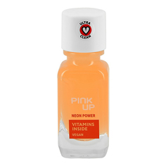 Средство для ухода за ногтями Pink Up Neon Power с экстрактом апельсина и витамином С 11мл