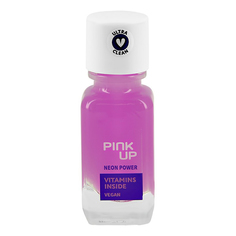 Средство для ухода за ногтями Pink Up Neon Power защитное с экстрактом винограда 11 мл