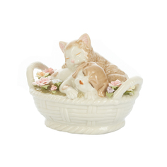 Статуэтка музыкальная GIPFEL CAT AND DOG 41517 14x9x10 cм No Brand