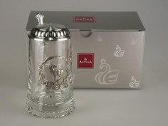 Подарочная пивная кружка с крышкой из олова Hirsch rund 0,5 л Sks Artina