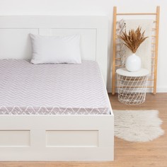 Простыня LoveLife Broken lines 160x200x25 , 100% хлопок, поплин, 125 г/м²