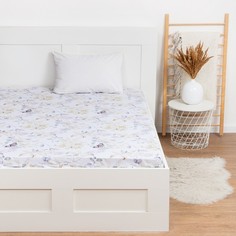 Простыня LoveLife Spring butterflies 160x200x25 , 100% хлопок, поплин, 125 г/м²