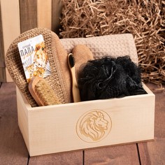 Набор подарочный Этель Лучший папа полотенце и аксс 6 предм