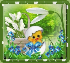 Матренин посад Пасхальная картинка, 20,5х30,5 см