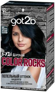 Краска для волос Got2b Color Rocks 322 Угольный черный 142,5 мл
