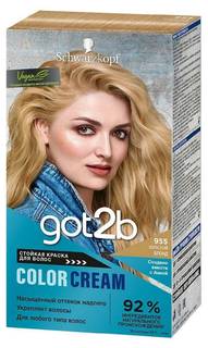 Краска для волос Got2b Color Cream 955 Золотой блонд 142,5 мл