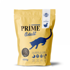Сухой корм PRIME ADULT для кошек с курицей, 400г P.R.I.M.E.