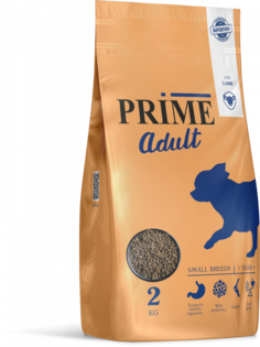 Сухой корм PRIME ADULT SMALL для собак мелких пород с ягненком, 2кг P.R.I.M.E.