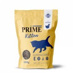 Сухой корм PRIME KITTEN для котят 2-12 мес. с курицей, 400г P.R.I.M.E.