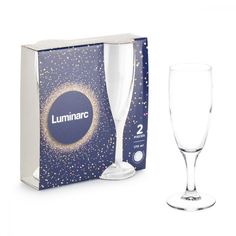Набор фужеров для шампанского ЭЛЕГАНС 2шт 170мл (LUMINARC Q3532)