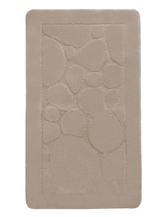 Коврик с противоскользящей основой 70*120 см Бежевый. Eurobano